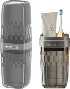 Travel Toothbrush Cup, Toothbrush Holder with Cover, Portable Travel Toothbrush Holder, Toothbrush Case and Carrier for Bathroom School Business Trip
