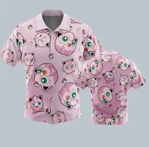 Cute Pink Fairy Inspired Hawaiian Shirt, Pastel Tropical Beach Button Up, Summer Vacation Unisex Style #hawaiianshirt #pastelpink #summerwear #beachstyle