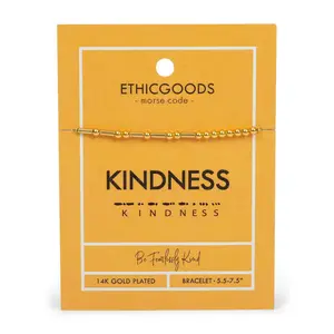 Morse Code Beaded Bracelet · Kindness