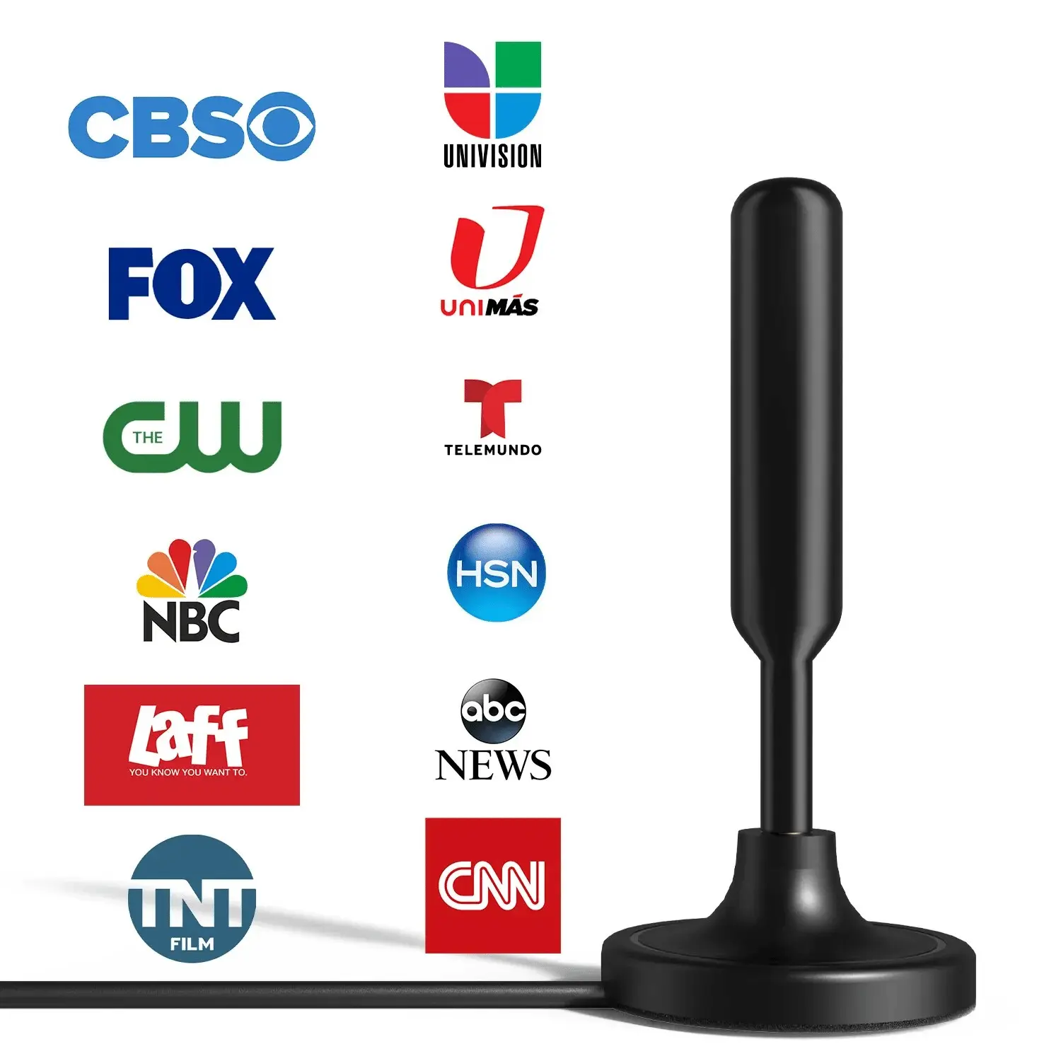 Enhanced 4K Amplified Digital Indoor TV Antenna for Long-Range Reception