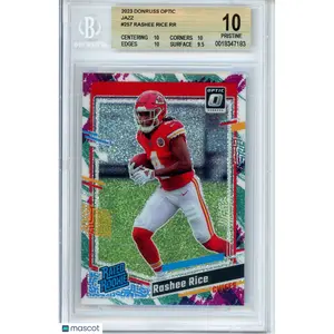 2023 Donruss Optic Jazz Rashee Rice RR #257 BGS 10