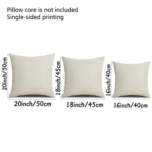 Hello Spring Daisy Pillow Covers Set, 16x16/18x18/20x20 Inch Leaf Cushion Decor, Sofa Set for Home Decoration