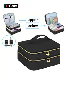 Locking Storage Box Travel Bag for Toys Storage Bags, Portable Storage Bags, Discreet Bag for Toys, Private Toy Storage Bag Box, Foldabl Lockable Adult Toy Organizer for Discreet Storage Privacy Protection, Travel Organization Pouch