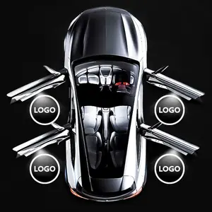 2pcs/4pcs Car Door Lights, LED Welcome Light Projector, LED Logo, High Definition Non-Fading, Night Opening Ceremony, Suitable for Various Car Models