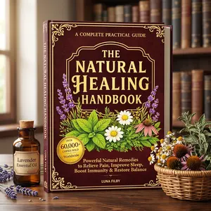 The Natural Healing Handbook: A Modern Botanical Guide for Daily Wellness | Simple Herbal Rituals for Restful Sleep & Internal Balance | Full Color Edition with Common Kitchen Ingredients