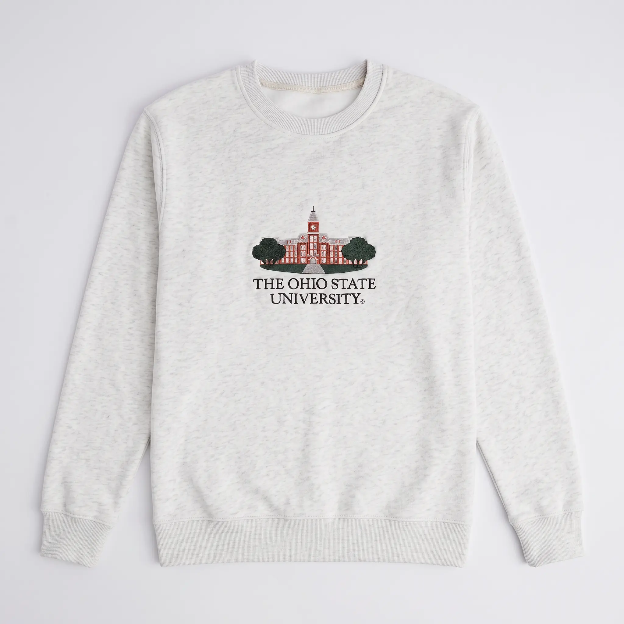 Embroidered College Crewneck | SCHOOLS N-Z