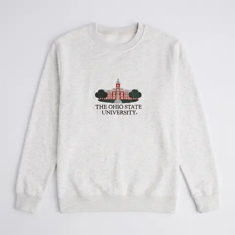 Embroidered College Crewneck | SCHOOLS N-Z