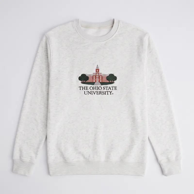Embroidered College Crewneck | SCHOOLS N-Z