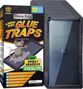 Heavy Duty Glue Traps – Large Sticky Boards for Insects, Spiders & Crawling Bugs | Non-Toxic & Chemical-Free