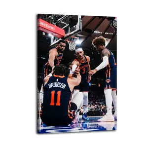 Jalen Brunson Canvas Aesthetic For The Bedroom Wall Sitting Room Dormitory Wall Office Wall Poster Decorative Painting Canvas Wall