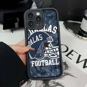 Creative Dallas Football Phone Case Cover, New Graphic Sky Eye Staircase Design, Fits iPhone 7/8/x/XS/XR/XS Max/11/12/13/14/15/16/17 Pro Max, Gift for Women