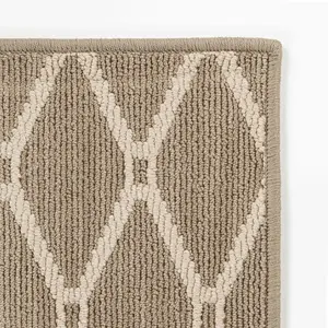 Leilani Light Brown Cut and Sew Custom Rug
