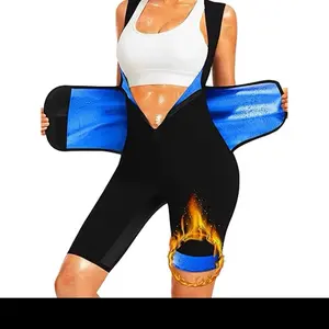 Sauna Suit - Versatile Outfit with Pants, Top & Supportive Back Straps for Active Lifestyle