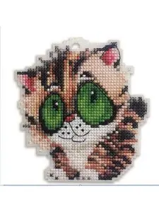 Kitten Counted cross stitch kit 8099A