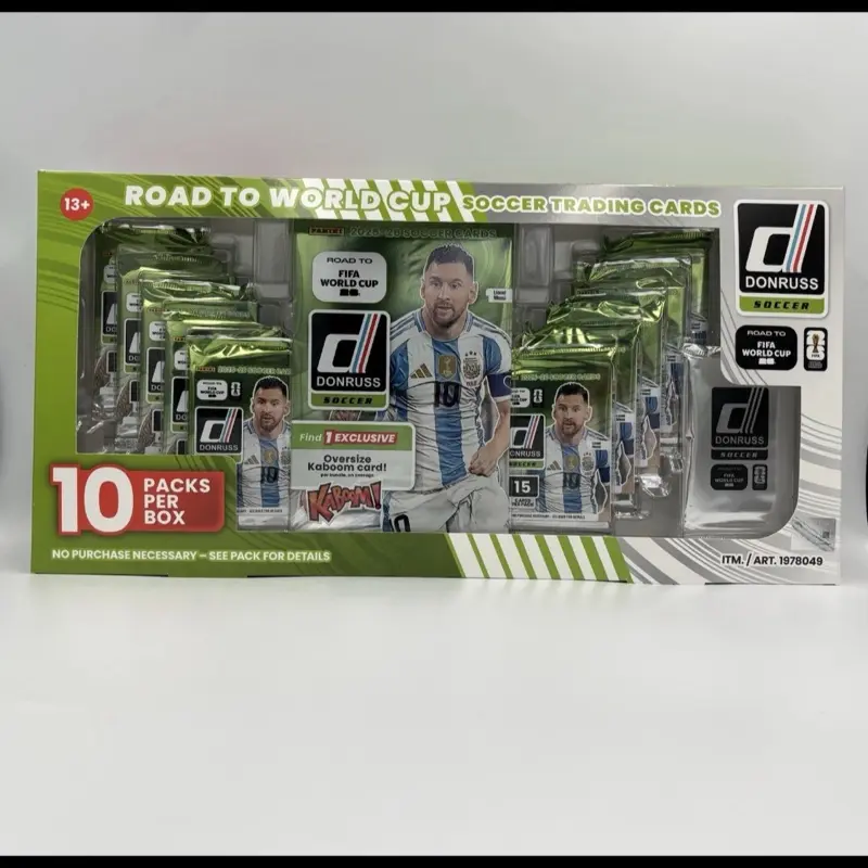 2025-2026 Donruss Soccer Road To FIFA World Cup Costco Exclusive Bundle New