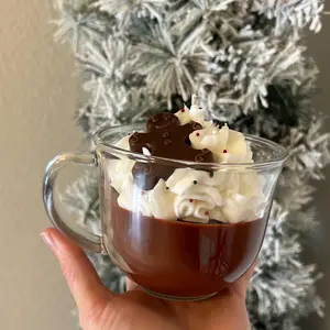 Hot Chocolate Scented Coconut Soy Candle 16oz Hot Chocolate Scented Coconut Soy Candle 16oz