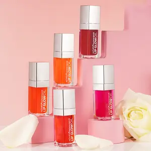 Aliver 5 Color Hydrating Lip Gloss Oil,  Lip Plumper Gloss Make Lips Fuller