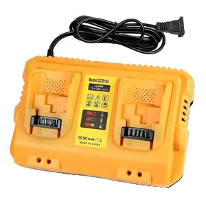 DCB102 Replacement for Dewalt Battery Charger Station, Compatible with Dewalt 12V/20V Battery Charger, Compatible with Dewalt 20V Battery and Tools, Portable Replacement Charger, Electrical