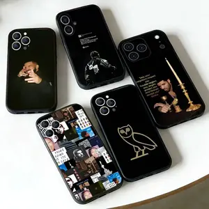 Rapper Singer Drake  Phone Case For iPhone 17,16,15,14,13,12,11,Pro,Max,Plus,E,Air,Samsung Galaxy S26 S25 S24 S23 S22  Protective Black Cover