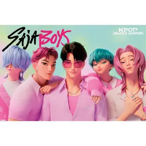 Netflix KPop Demon Hunters (2025) - Saja Boys Wall Poster