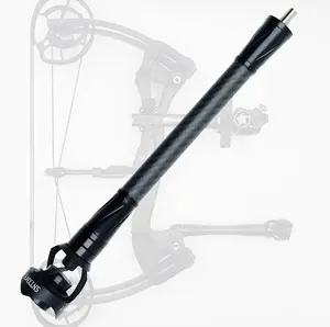 Carbon Fiber Archery Stabilizer - Multi-Size Length Options, Vibration Damping, Sound Reduction, Compatible with Compound Bows for Hunting, Range Use