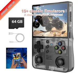 Christmas gift this for gaming fans! R40XXPro Max, Dual Joystick + Online Function, 4.2 Inch IPS OCA Full Lamination HD MIPI Screen, Dual Joystick Control, WiFi Online Multiplayer, Remote Upgrade, Retro Arcade Style, Wireless Portable Console