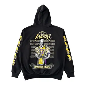 Warren Lotas Lakers 2020 Championship Hooded Sweatshirt Black Pre-Owned