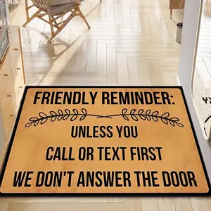 Letter Pattern Door Mat, Non-slip Washable Floor Mat, Decorative Carpet for Home Living Room Bedroom, Home Decor, Room Accessories, Home Decorative Rug