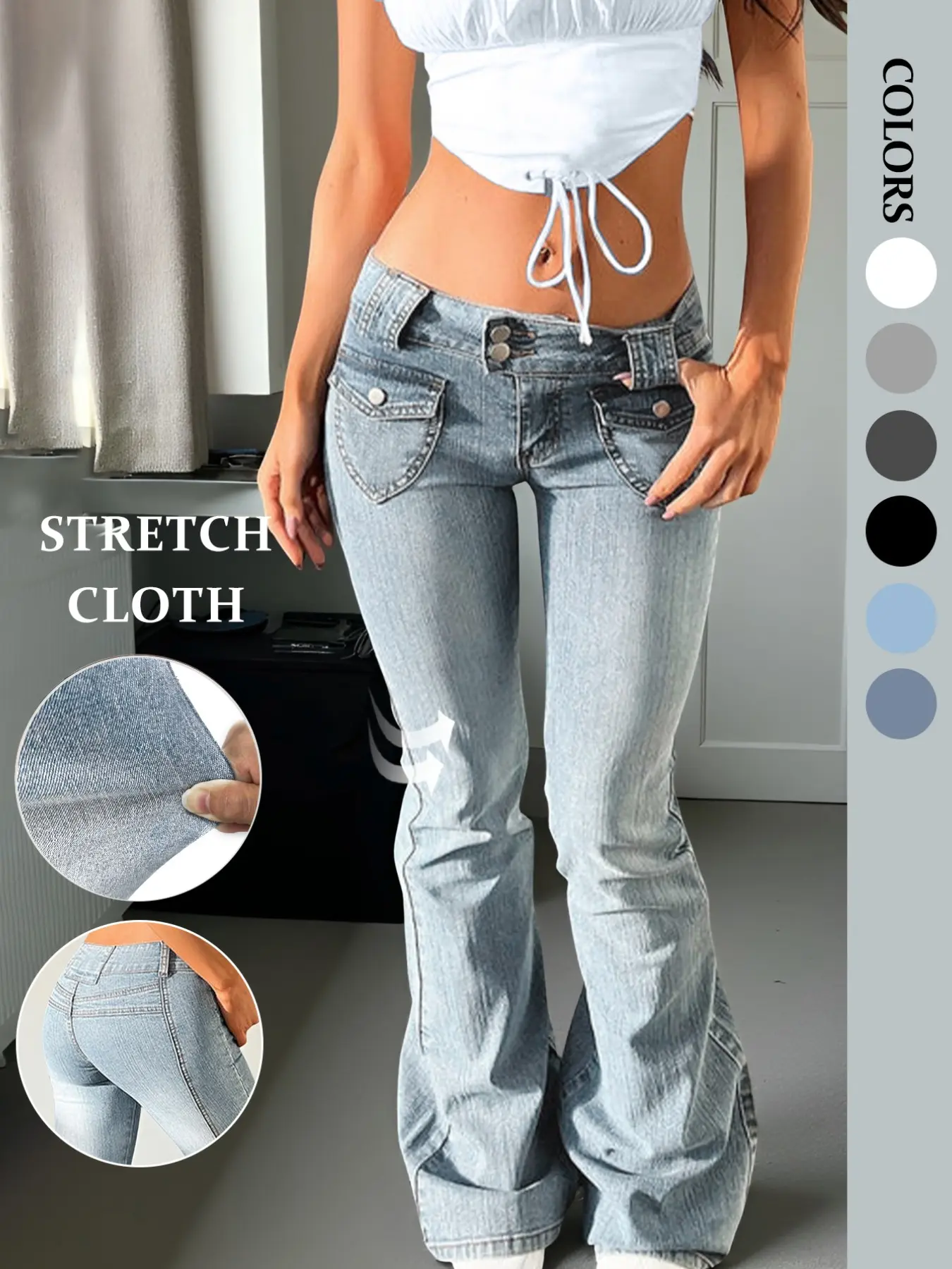 2000s low rise pants - TikTok Shop