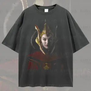 Pop Rock, Hip Hop Amidala Shirt PadmÃ© Amidala Shirt Unisex Rebellion Tee Castle Crew World Rebellion Streetwear Tee Phantom Menace Naboo Shirt 45750 2126
