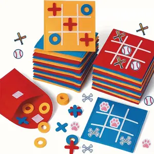 Roylanz Tic Tac Toe Mini Board Game Toy, Fun Indoor Game for Kids, Perfect for Birthdays and Holidays, Ideal Gift for Students and Families
