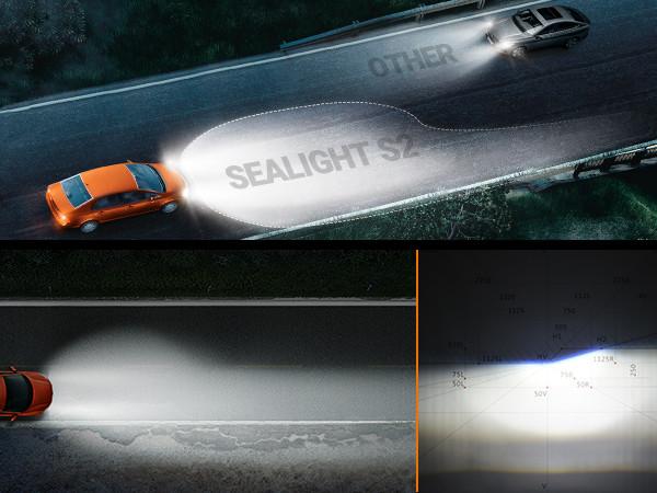 1995 Chevrolet Astro 9005/HB3 60W 6500K White IP67 LED Headlight Bulb 2PCS SEALIGHT S2