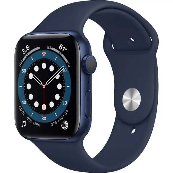 Aluminum Blue + Deep Navy Sport Band