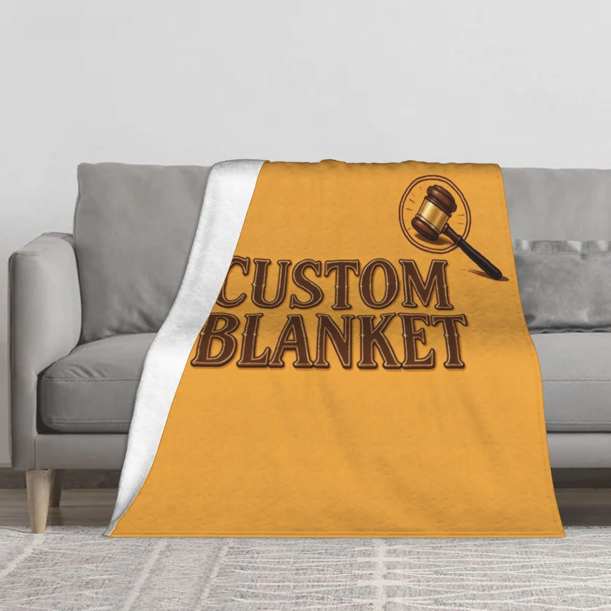 80x60 Inch Flannel Fleece Blanket Soft Warm Lightweight Throw Blanket for Bed Couch Home Decor