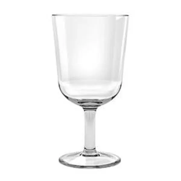 Tarhong 6060386 Plastic Simple Goblet, Clear