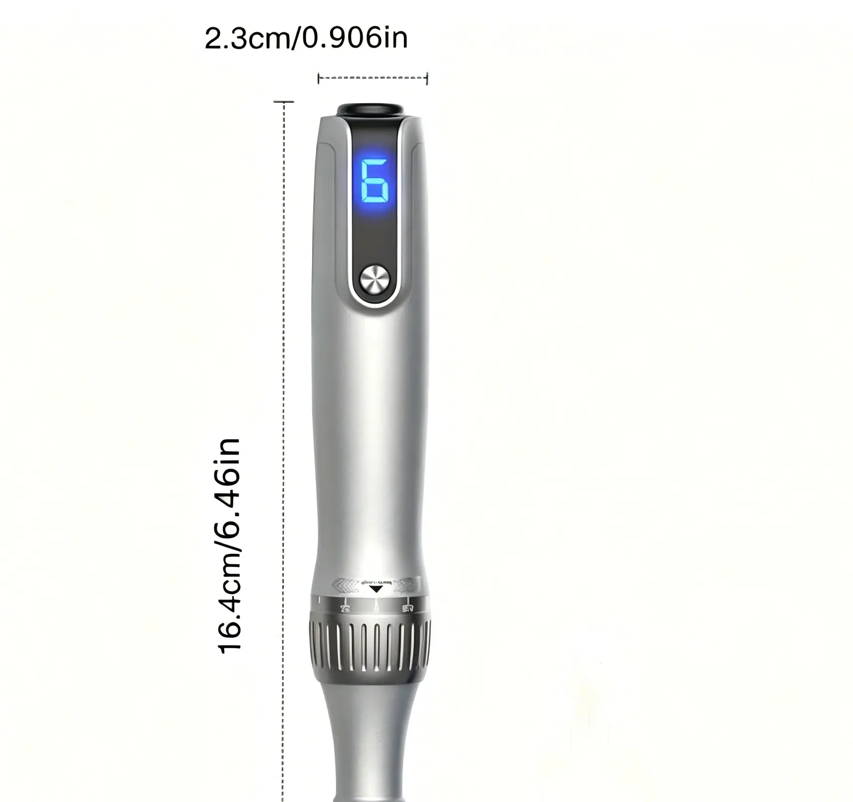 M8S Nano Beauty Unisex Skin Aesthetics Force Device with 6 Speed Levels LED Digital Display for Efficient Full-Face Treatments Type-C Fast Charge All-Metal Body Ergonomics
