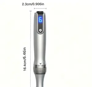 M8S Nano Beauty Unisex Skin Aesthetics Force Device with 6 Speed Levels LED Digital Display for Efficient Full-Face Treatments Type-C Fast Charge All-Metal Body Ergonomics
