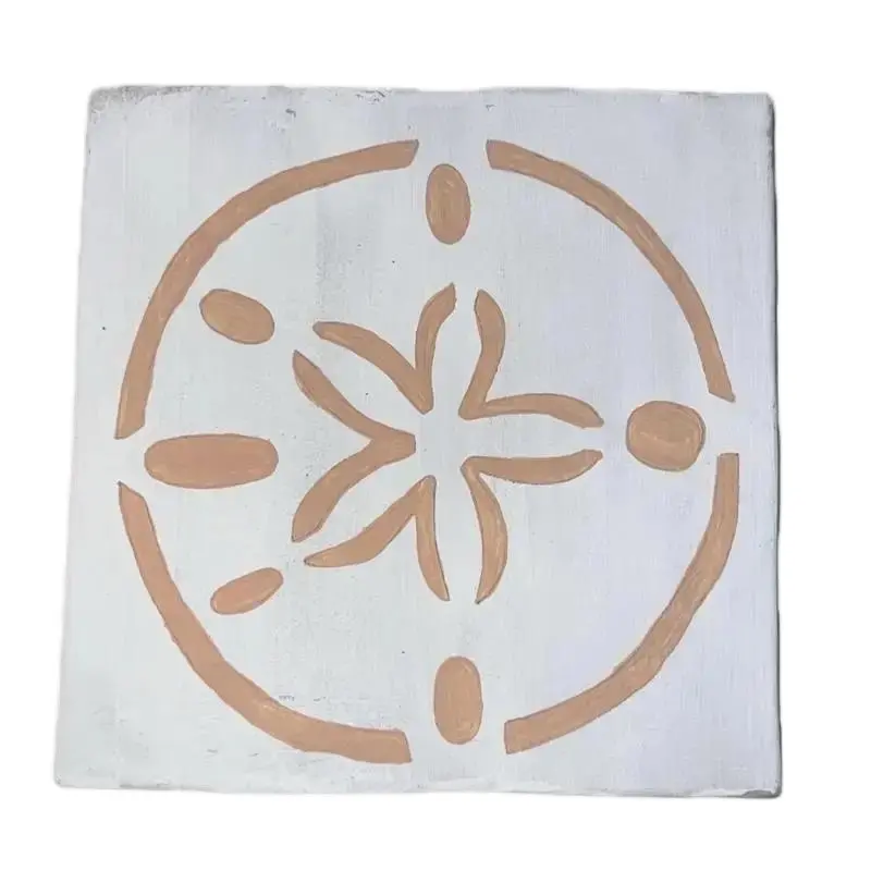 Starfish Tile - Hand-Painted Classic Design with Bright Colors for Coastal Home Decor