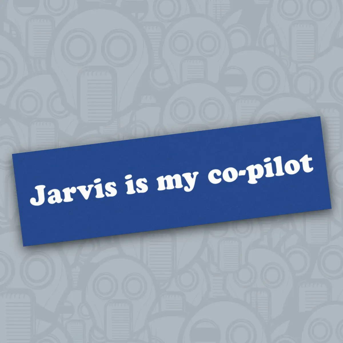 Avengers Age of Ultron, Jarvis Is My Co-Pilot Car Bumper Magnet
