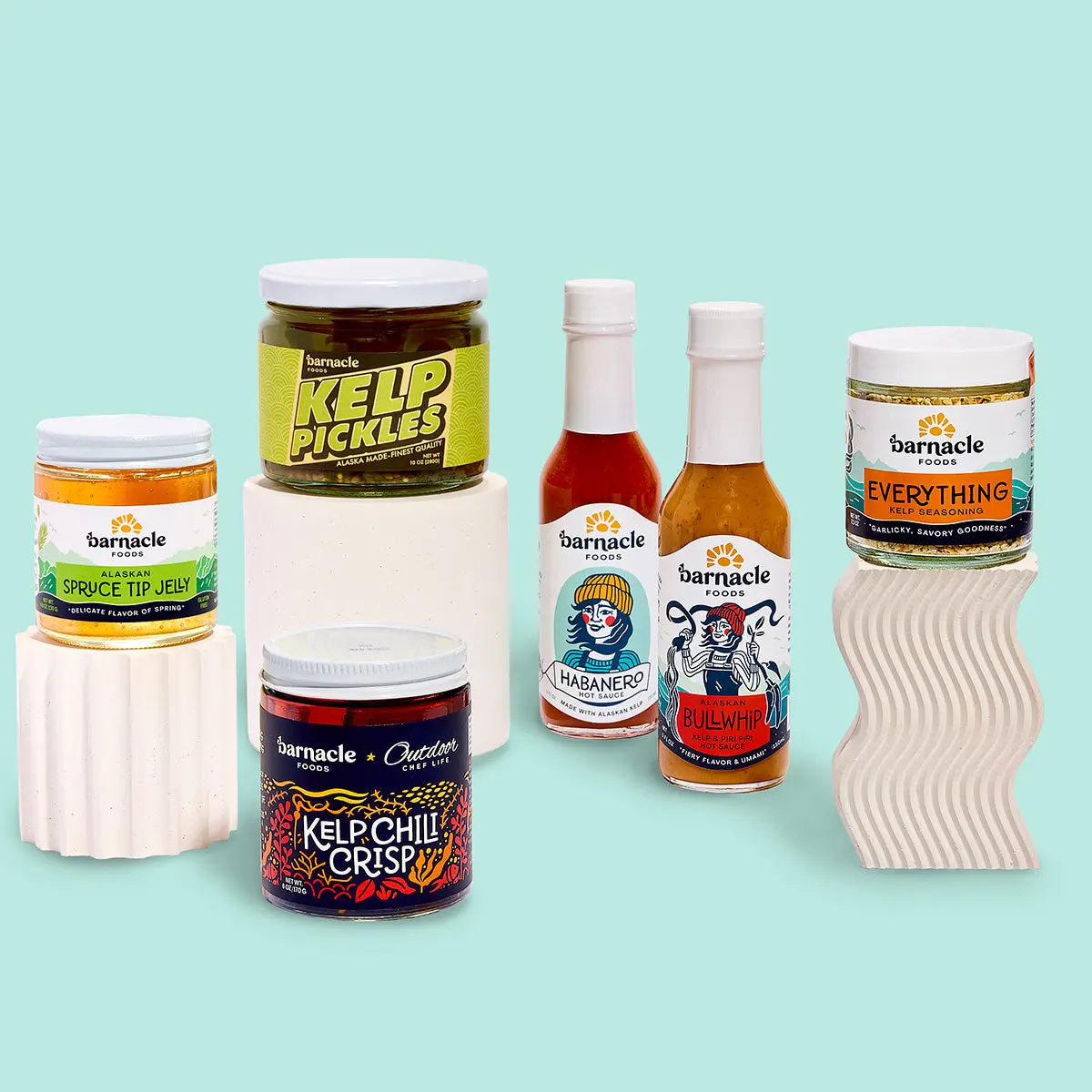 Best of Barnacle Bundle: KELP HOT SAUCE, CHILI CRISP & MORE!
