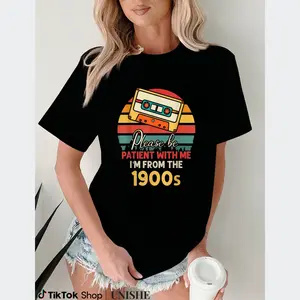 Vintage Dad T-Shirt from 1900s – 100% Cotton Cool Design