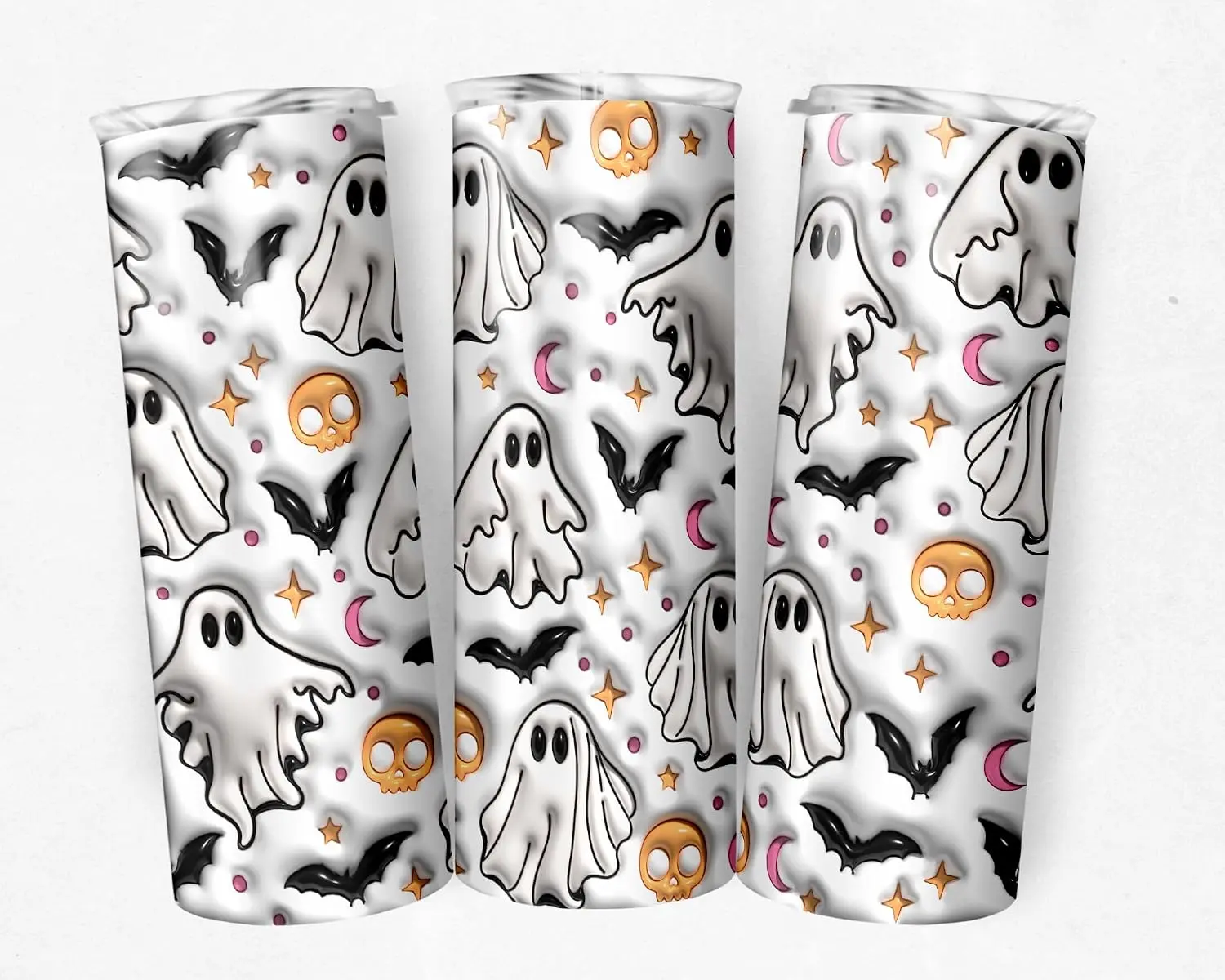 Ghost Tumbler Halloween Gift Tumbler 20oz For Women Men Adults, Halloween Decorations