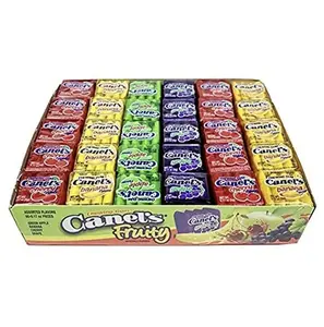 Canels Fruity Gum 60 Pieces Assorted Flavors gummy Fruit candy Snack mexican candy dulces Variety