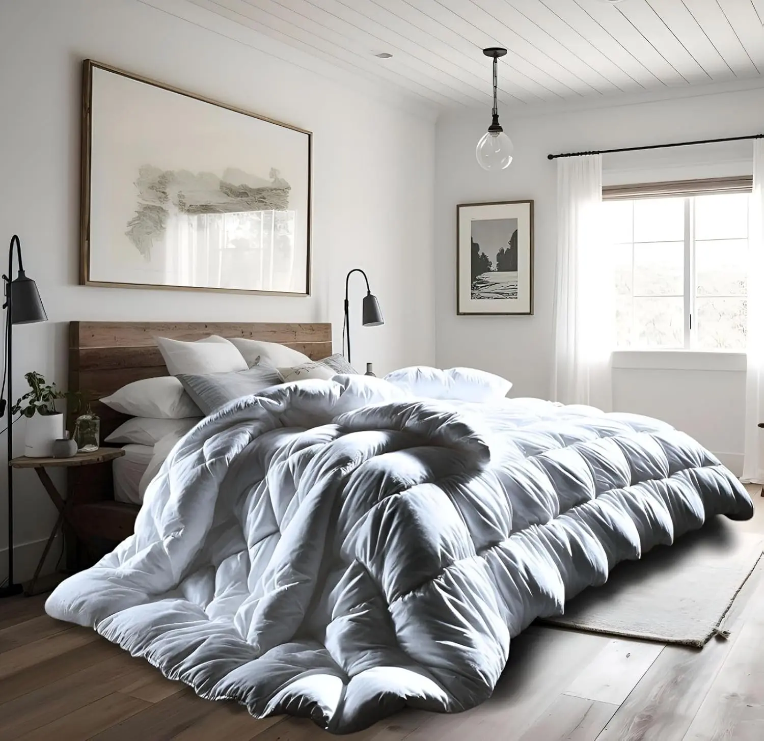 Harmony Collection 550 Fill Power White Goose Down Comforter