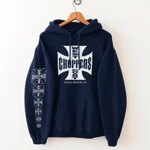 Paulwalker West Coast Choppers Hoodie, Vintage West Coast Hoodie, Unisex Pullover Hooded Sweatshirt for Men & Women