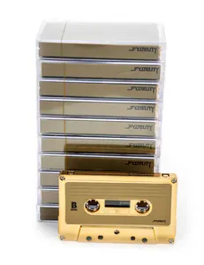 Cassette Tapes | Blank 60 Min 10-Pack | Gold CHROME
