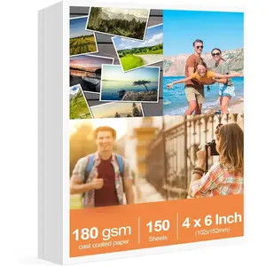 150 Sheets Glossy Photo Paper, 4x6“, Photo Paper for Printer, Photo Printer Paper, Chip Bag Printing Paper