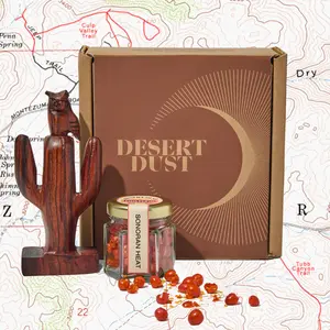 Chiltepin Pepper Gift Set with Artisanal Saguaro Cactus Grinder