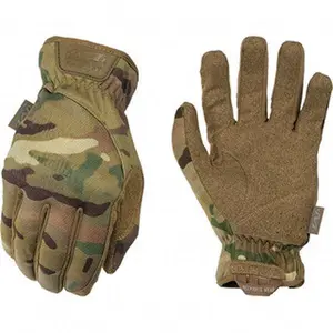 Mechanix Wear Size L Work Gloves For Mechanics & Lifting, Uncoated, Elastic Band Cuff, Full Fingered, Camouflage, Paired FFTAB-78-010