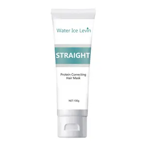 Straight Hair Softening Cream, Anti-frizzy Styling Milk, Silky Soft Makeup Effect, Smooth Broken Hair and Frizz, Light and Non-Greasy Formula